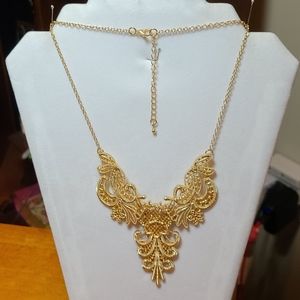 Gold Filigree Necklace